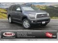 Magnetic Gray Metallic 2014 Toyota Sequoia Platinum 4x4