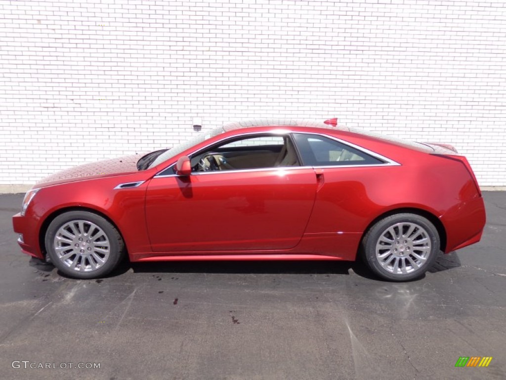 Red Obsession Tintcoat 2014 Cadillac CTS Coupe Exterior Photo #92568014