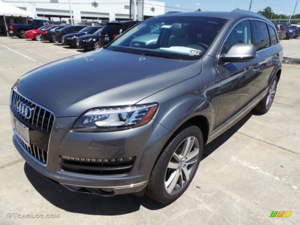 2014 Q7 3.0 TDI quattro - Graphite Gray Metallic / Limestone Gray photo #3