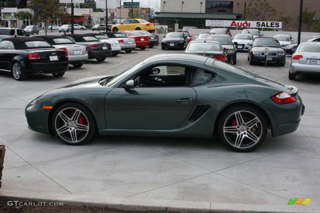 2008 Cayman S - Malachite Green Metallic / Black photo #23