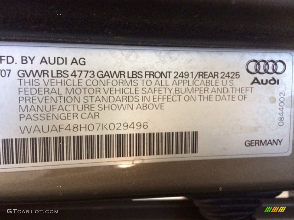 2007 A4 2.0T Cabriolet - Alpaka Beige Metallic / Beige photo #14