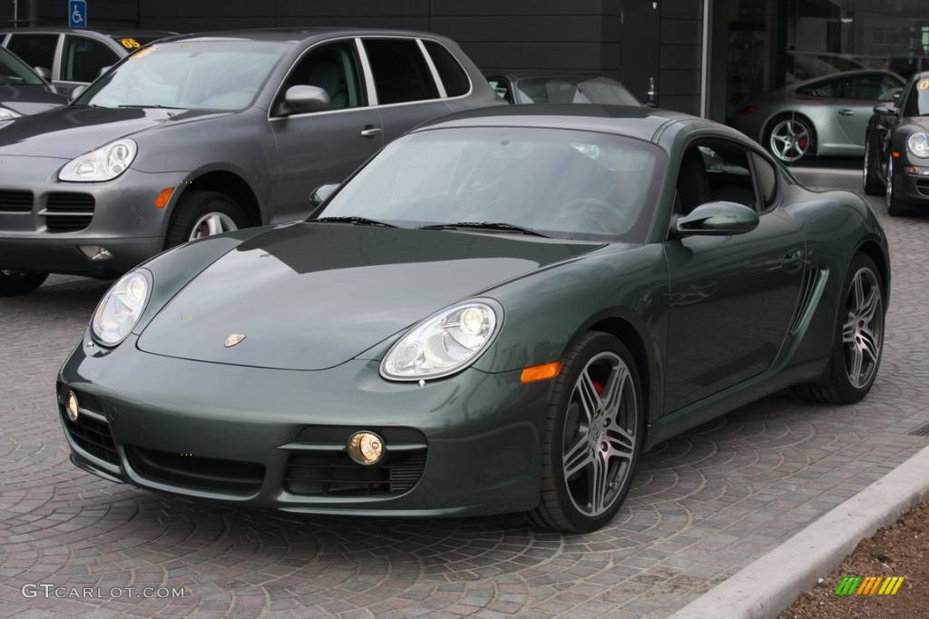 2008 Cayman S - Malachite Green Metallic / Black photo #25
