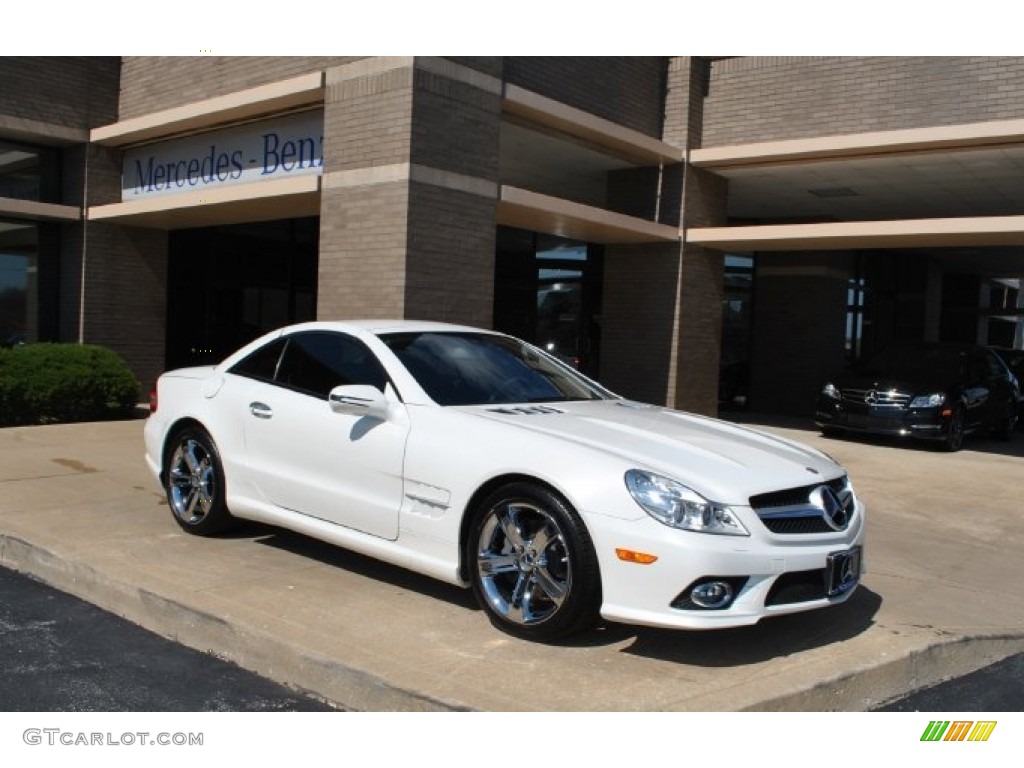 Diamond White Metallic Mercedes-Benz SL