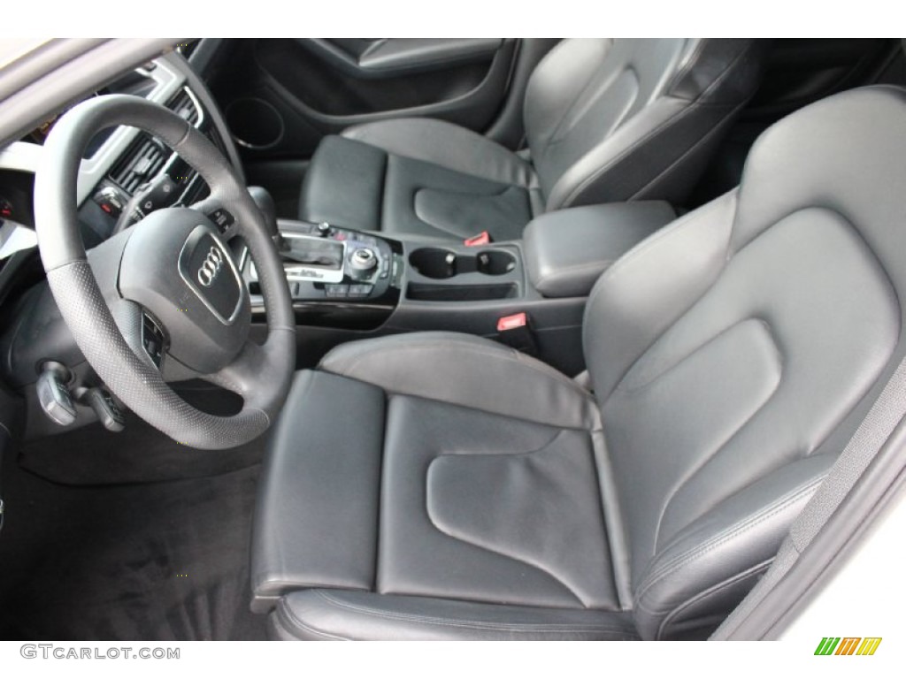 Black Interior 2011 Audi A4 2.0T Sedan Photo #92573552