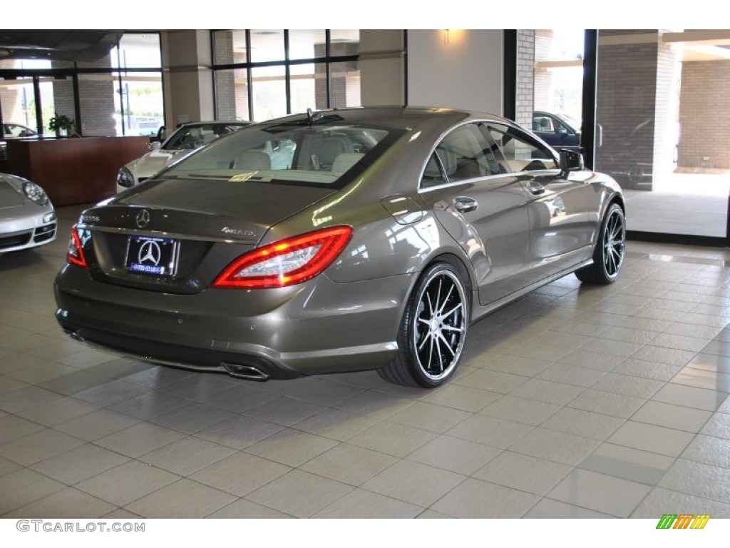 2013 CLS 550 4Matic Coupe - Indium Grey Metallic / Almond/Mocha photo #2