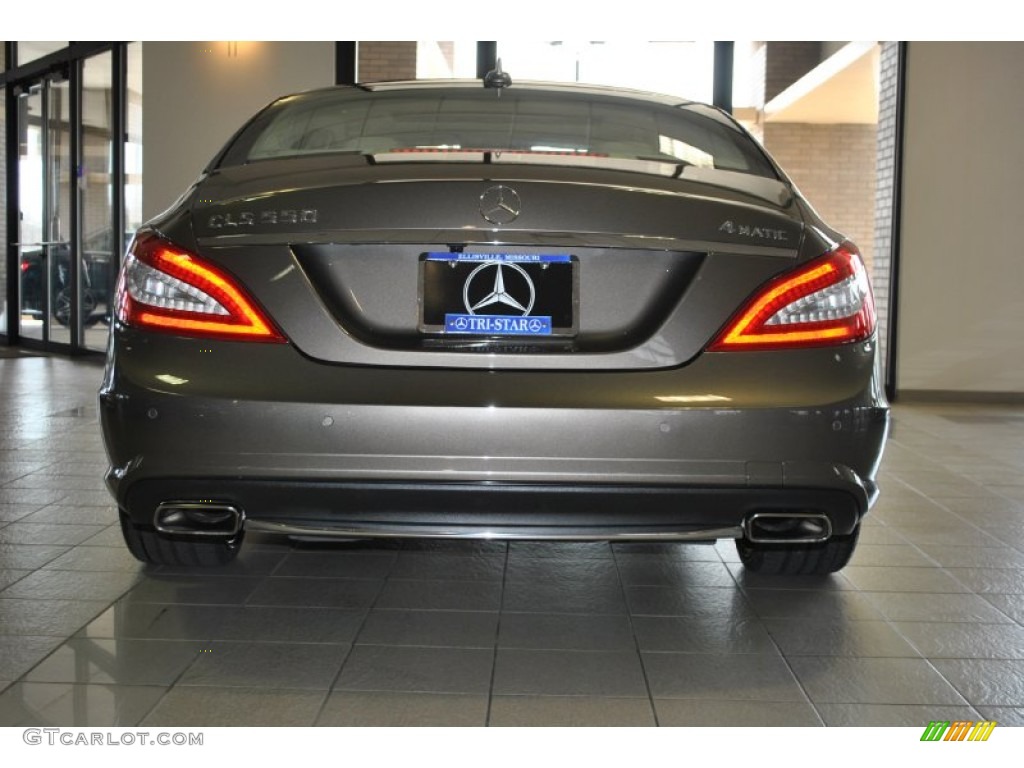2013 CLS 550 4Matic Coupe - Indium Grey Metallic / Almond/Mocha photo #3