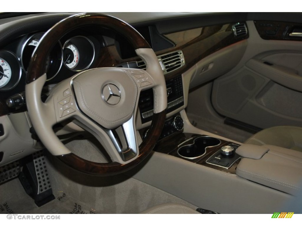 2013 CLS 550 4Matic Coupe - Indium Grey Metallic / Almond/Mocha photo #6