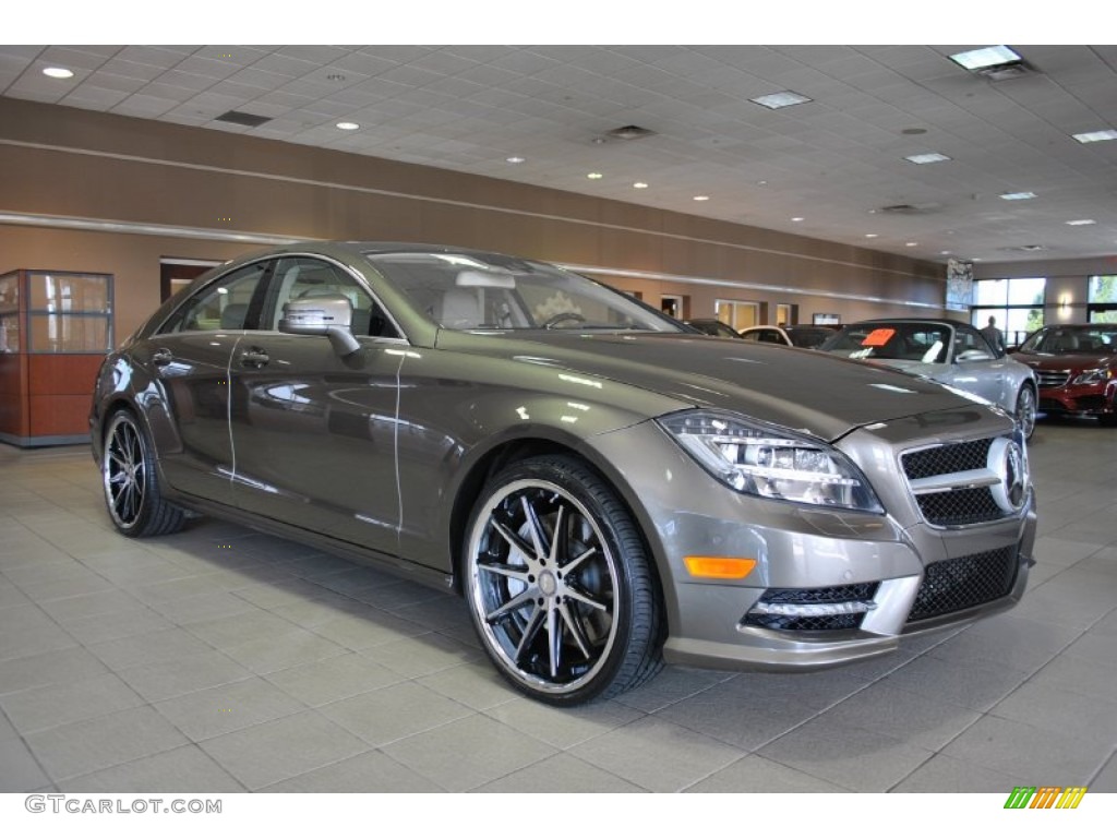 2013 CLS 550 4Matic Coupe - Indium Grey Metallic / Almond/Mocha photo #9