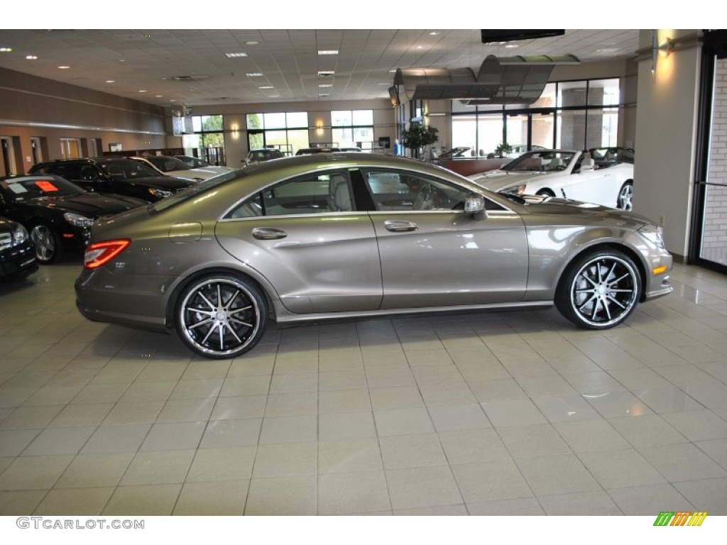 Indium Grey Metallic 2013 Mercedes-Benz CLS 550 4Matic Coupe Exterior Photo #92573858