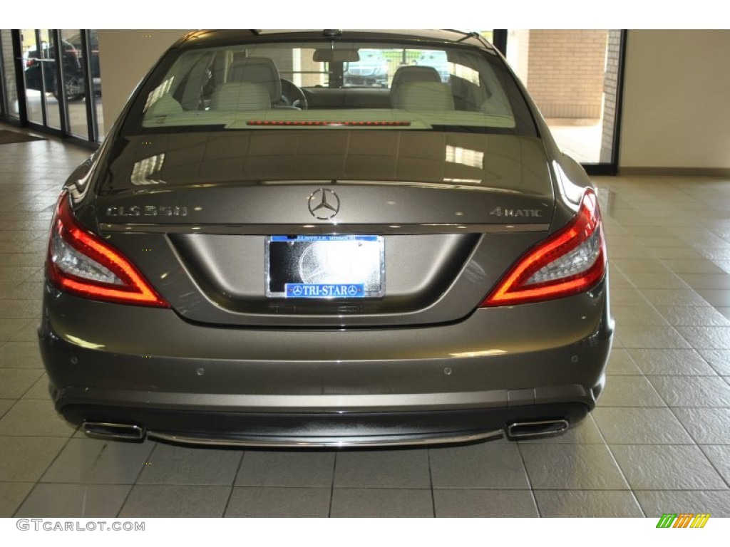 2013 CLS 550 4Matic Coupe - Indium Grey Metallic / Almond/Mocha photo #12