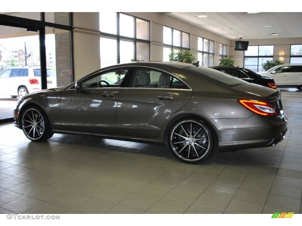 2013 CLS 550 4Matic Coupe - Indium Grey Metallic / Almond/Mocha photo #13