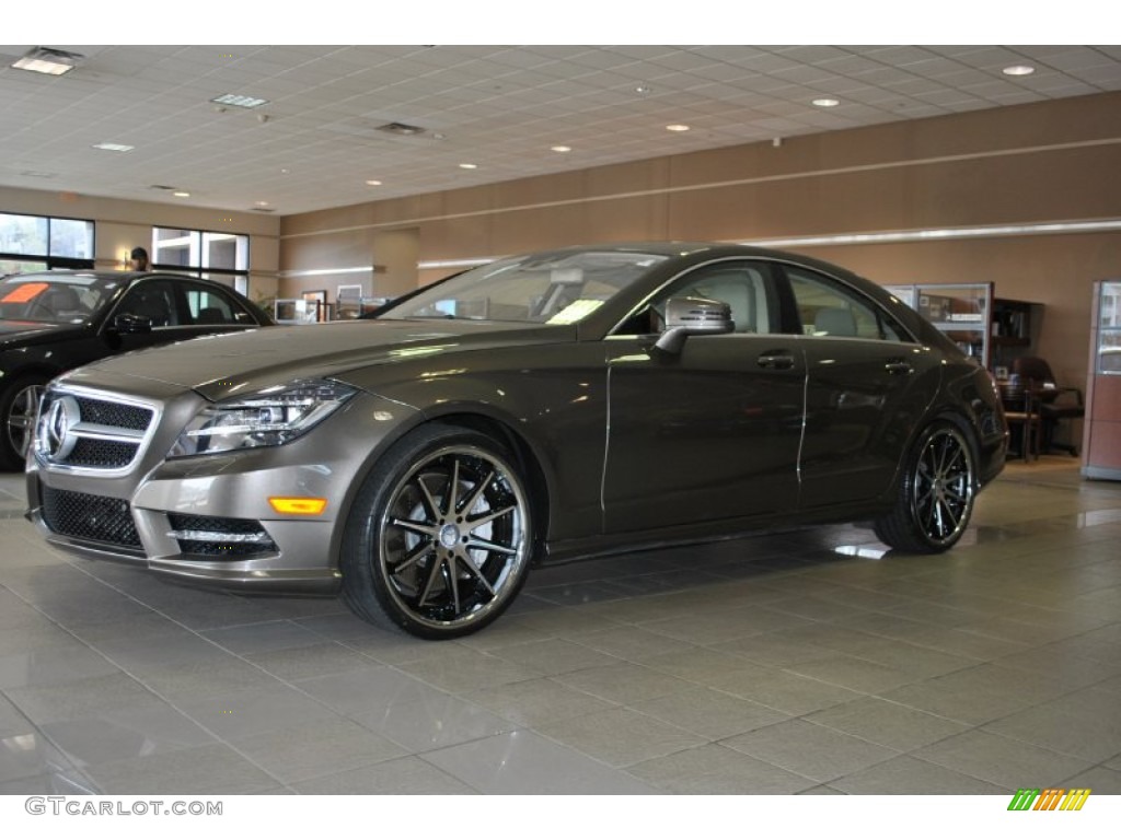 2013 CLS 550 4Matic Coupe - Indium Grey Metallic / Almond/Mocha photo #14