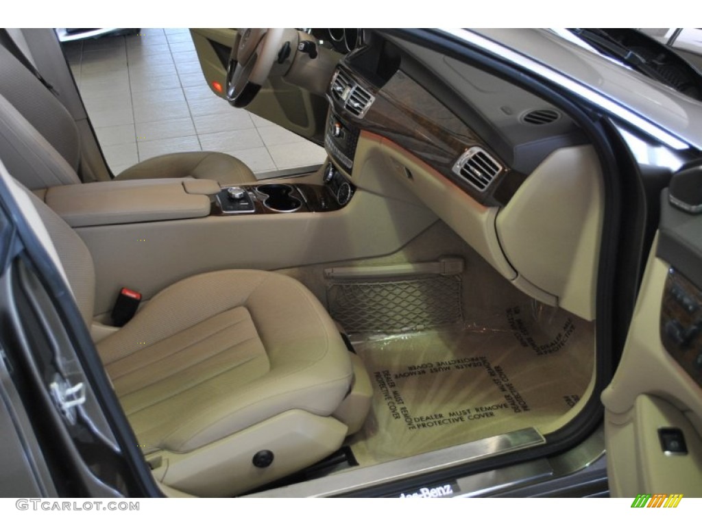 2013 CLS 550 4Matic Coupe - Indium Grey Metallic / Almond/Mocha photo #33