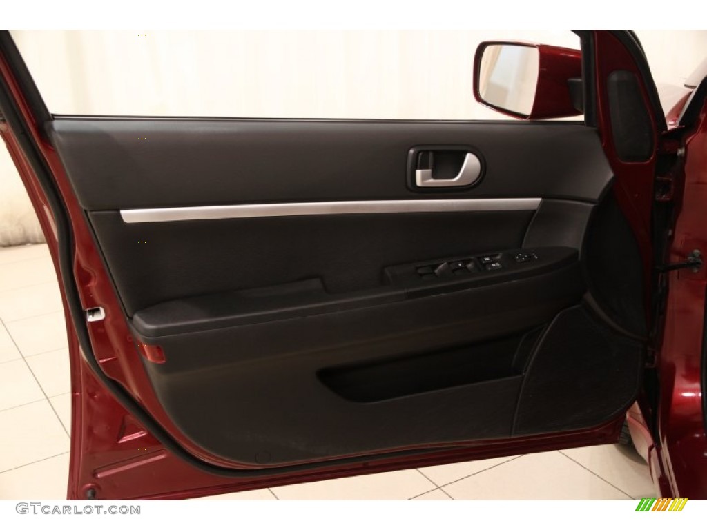 2007 Galant ES - Ultra Red Pearl / Black photo #4