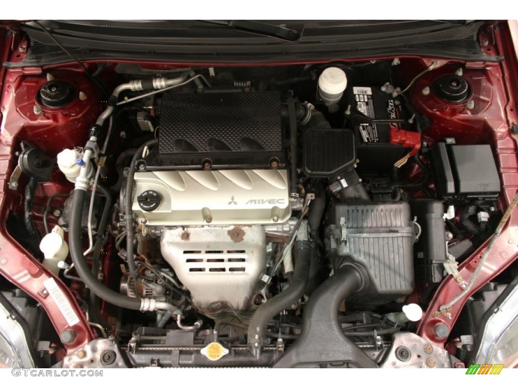 2007 Galant ES - Ultra Red Pearl / Black photo #15