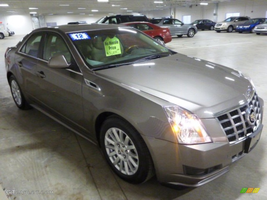 2012 CTS 4 3.0 AWD Sedan - Mocha Steel Metallic / Cashmere/Cocoa photo #3