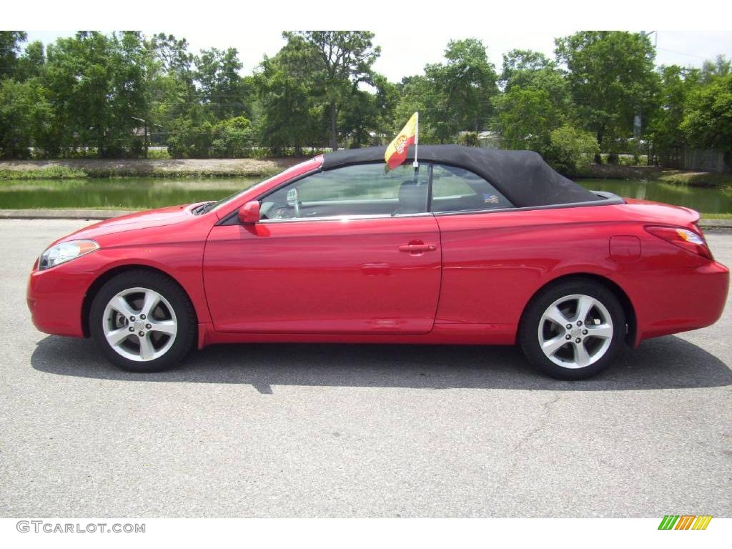 2006 Solara SLE V6 Convertible - Absolutely Red / Dark Stone photo #1