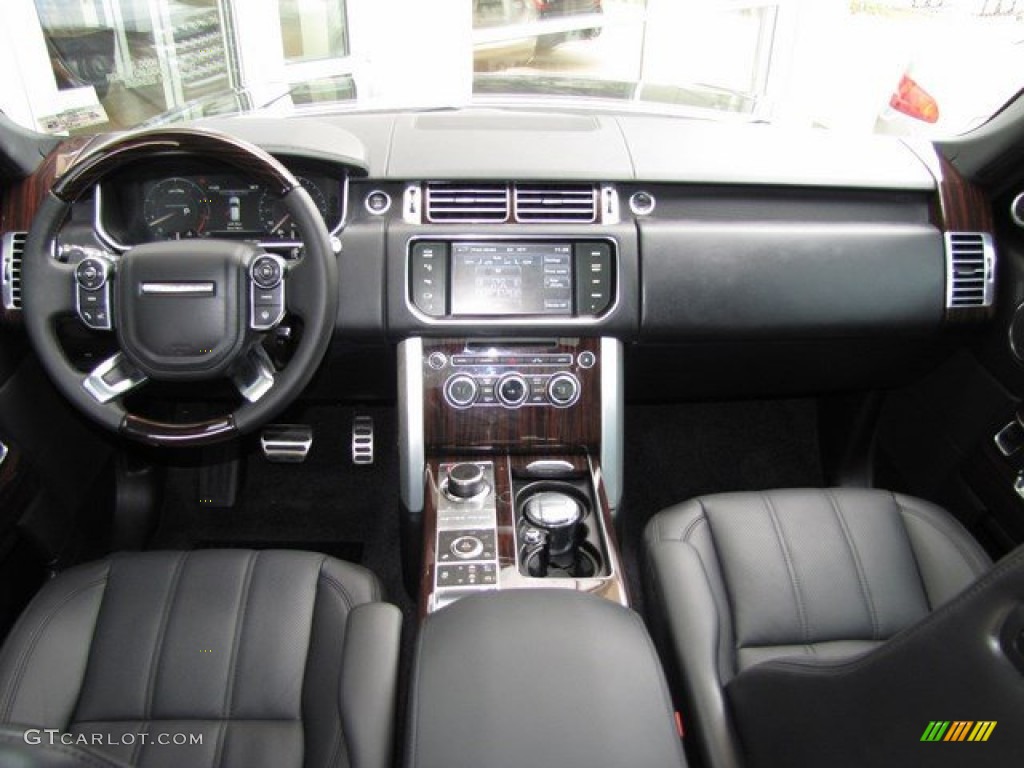 2014 Land Rover Range Rover Supercharged Ebony/Ebony Dashboard Photo #92576942