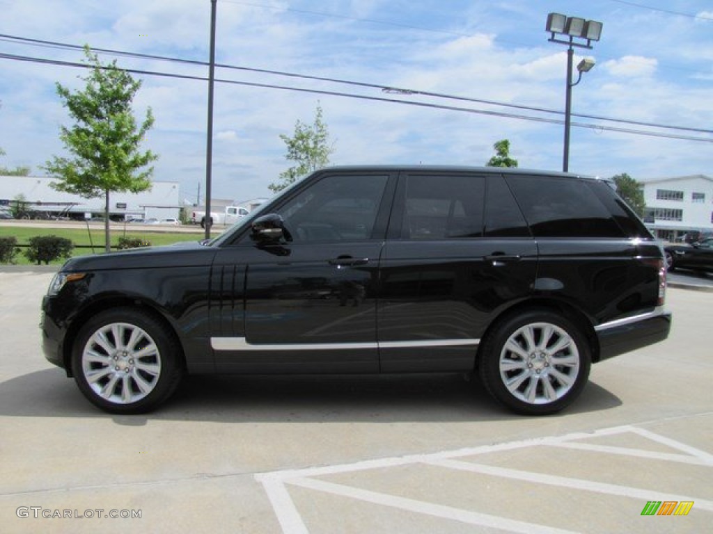 Barolo Black Metallic 2014 Land Rover Range Rover Supercharged Exterior Photo #92577035