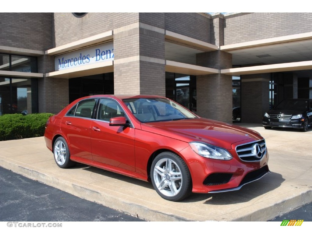 Hyacinth Red Metallic 2014 Mercedes-Benz E 350 4Matic Sedan Exterior Photo #92577371