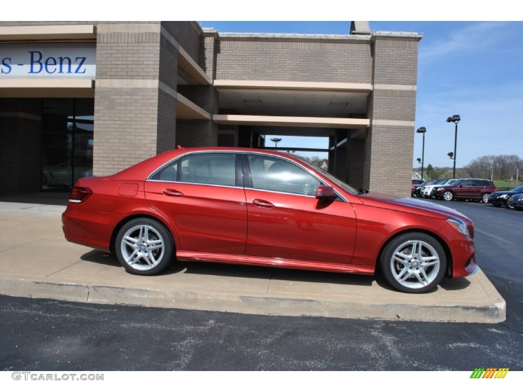 Hyacinth Red Metallic 2014 Mercedes-Benz E 350 4Matic Sedan Exterior Photo #92577395