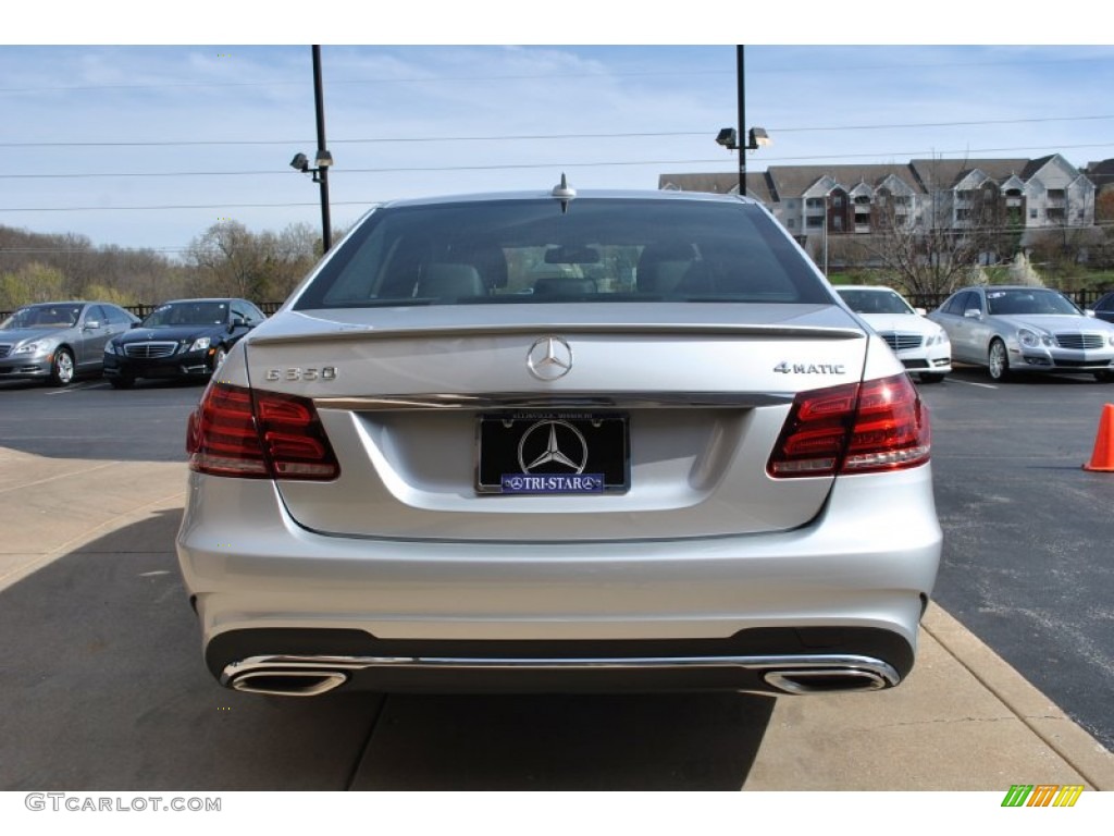 2014 E 350 4Matic Sedan - Iridium Silver Metallic / Black photo #3