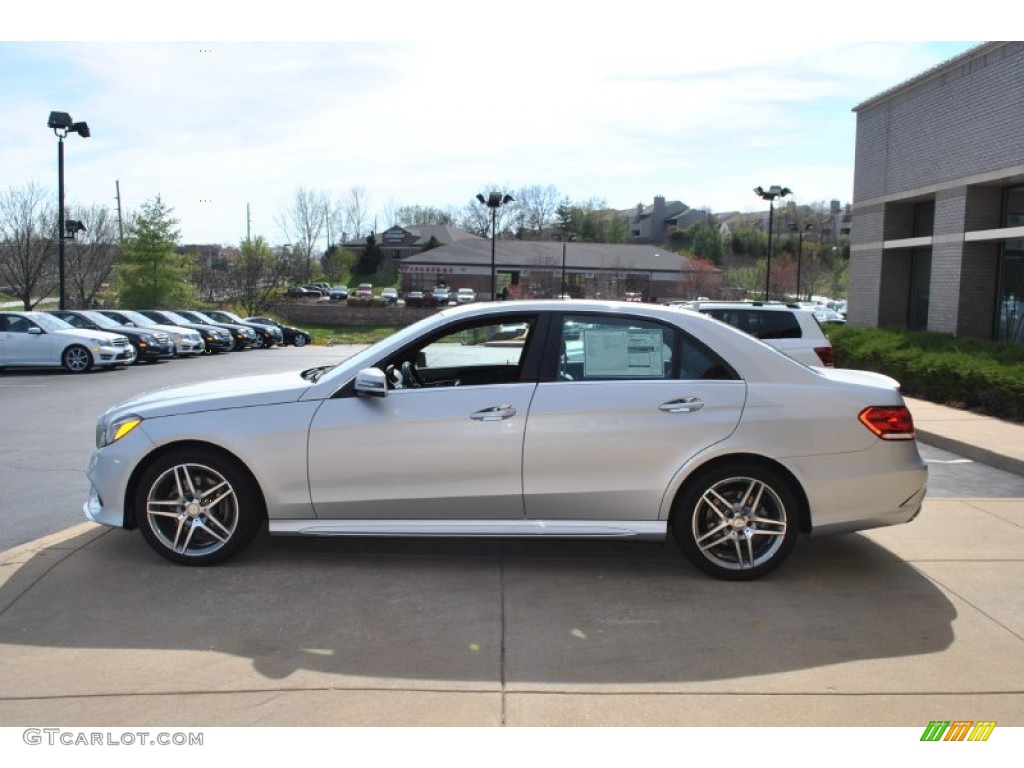 2014 E 350 4Matic Sedan - Iridium Silver Metallic / Black photo #4