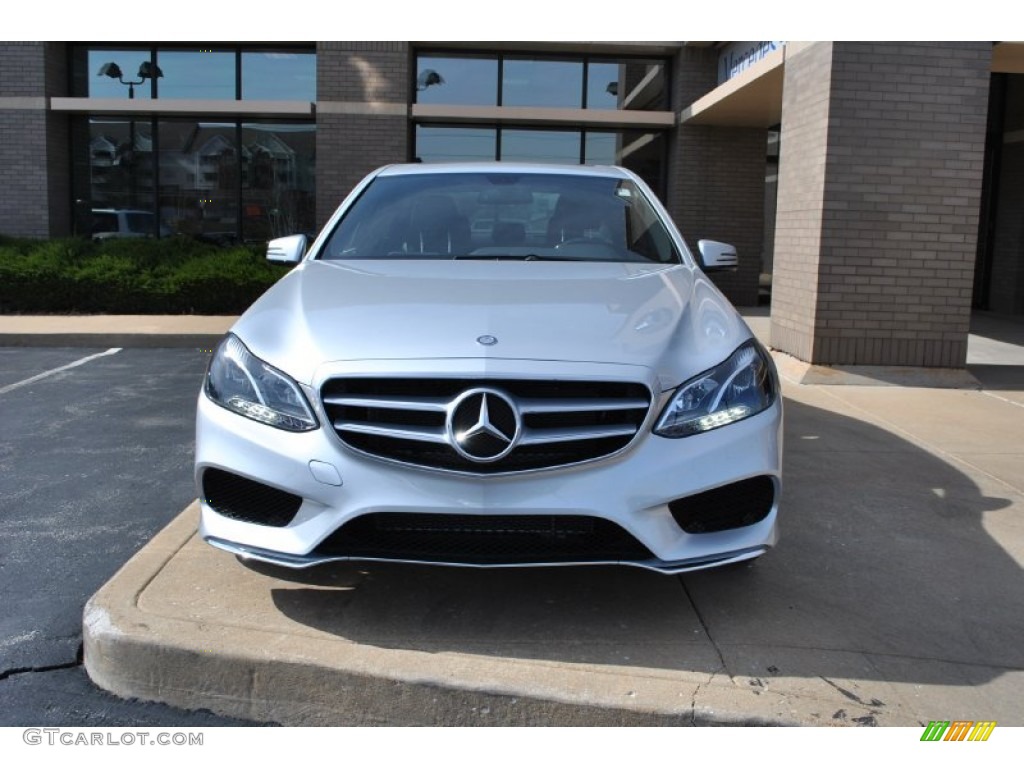 2014 E 350 4Matic Sedan - Iridium Silver Metallic / Black photo #6