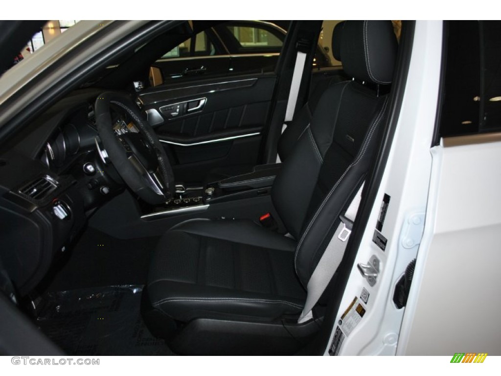2014 E 63 AMG S-Model - designo Magno Cashmere White / Black photo #5