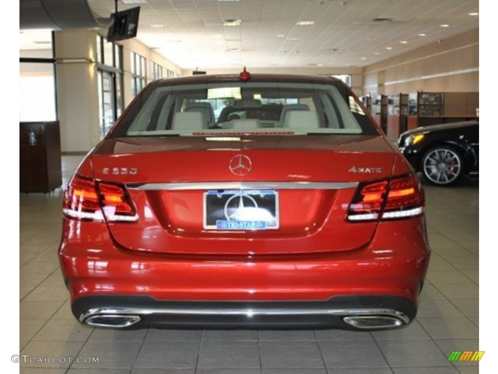 2014 E 350 4Matic Sedan - Hyacinth Red Metallic / Silk Beige/Espresso Brown photo #5