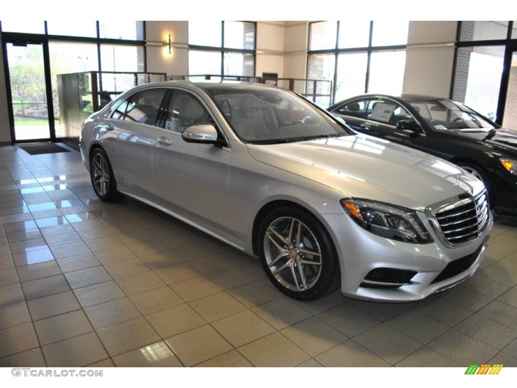 Iridium Silver Metallic 2014 Mercedes-Benz S 550 4MATIC Sedan Exterior Photo #92579036