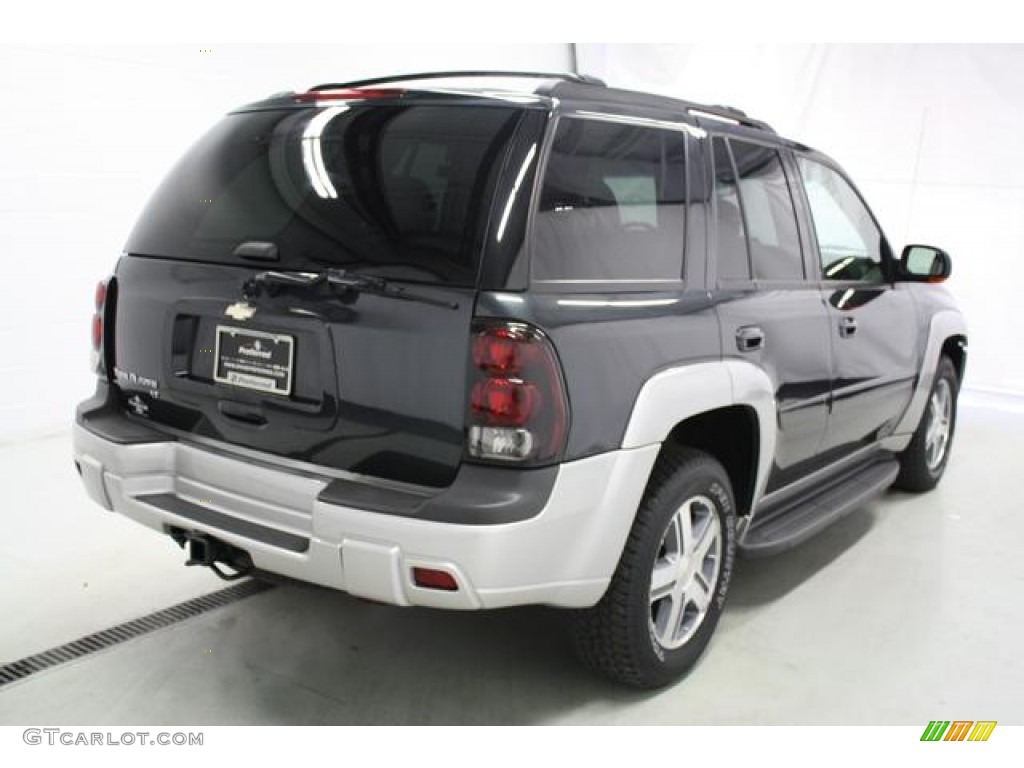 2005 TrailBlazer LS 4x4 - Superior Blue Metallic / Light Gray photo #8