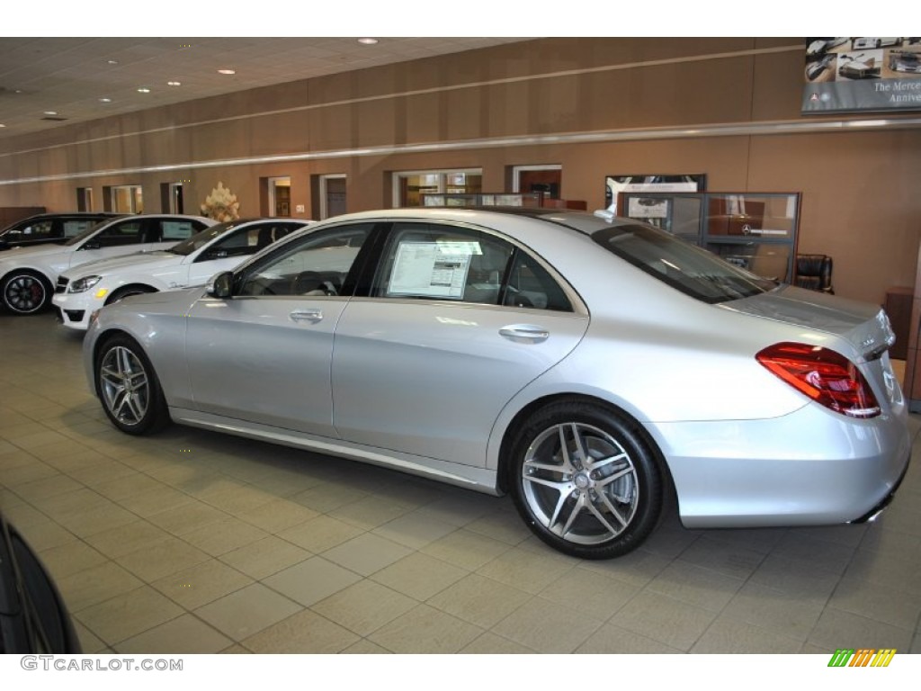 Iridium Silver Metallic 2014 Mercedes-Benz S 550 4MATIC Sedan Exterior Photo #92579150