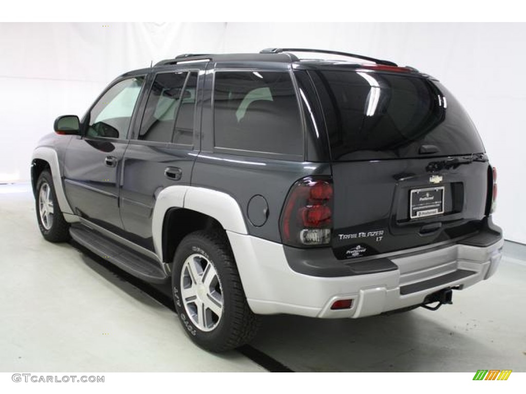 2005 TrailBlazer LS 4x4 - Superior Blue Metallic / Light Gray photo #13