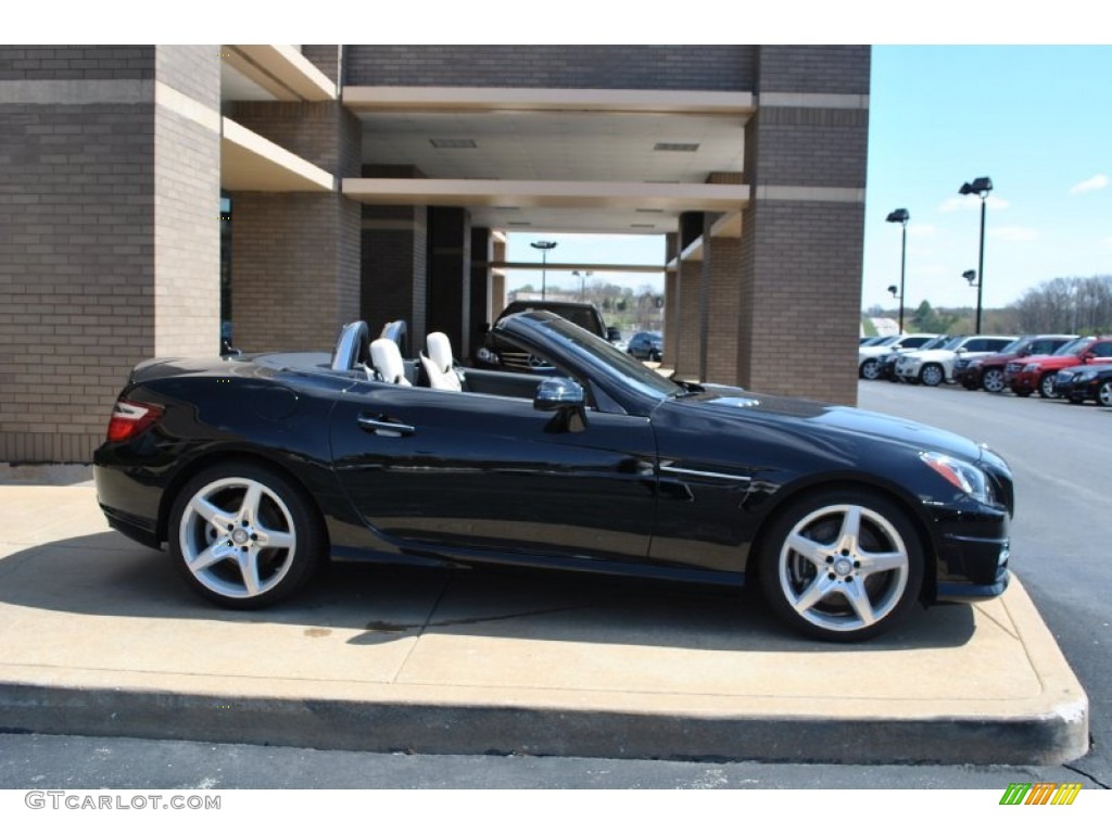 2014 SLK 250 Roadster - Black / Sahara Beige photo #7