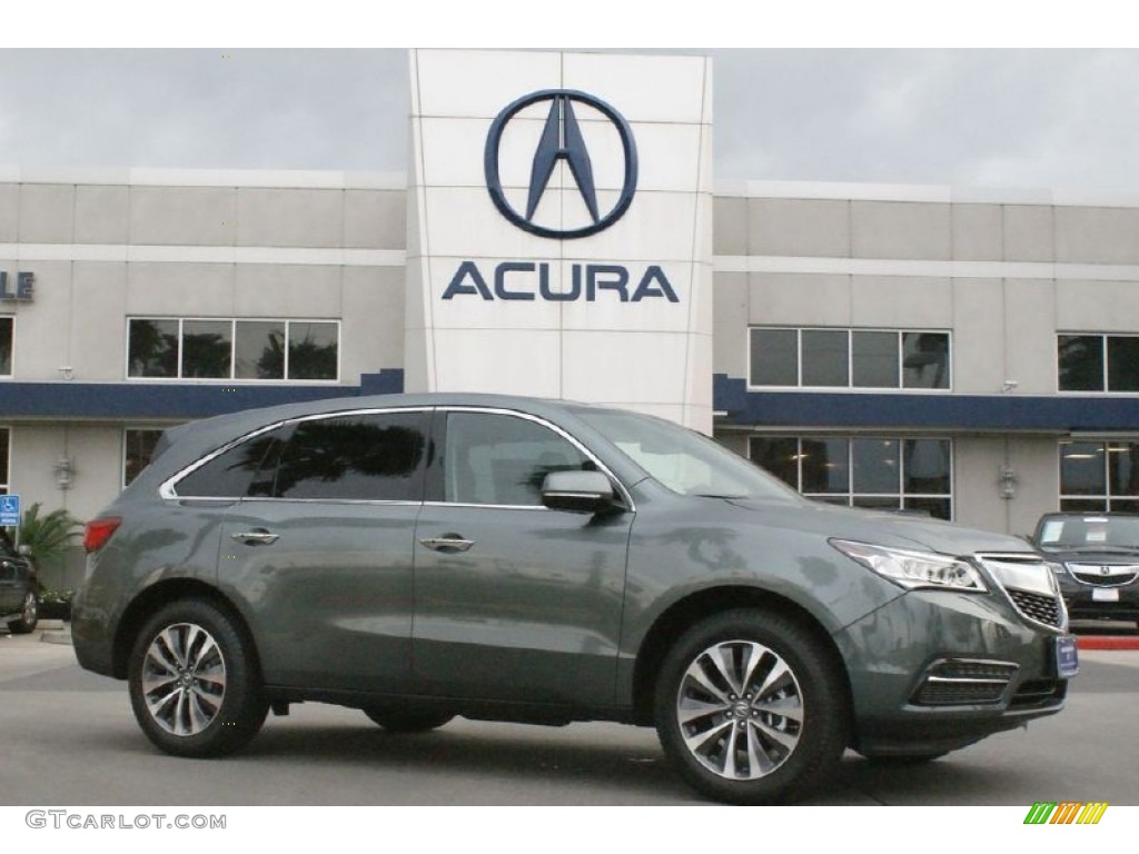 Forest Mist Metallic Acura MDX