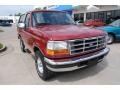 1995 Electric Current Red Pearl Ford Bronco Eddie Bauer 4x4  photo #1
