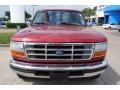 1995 Electric Current Red Pearl Ford Bronco Eddie Bauer 4x4  photo #2