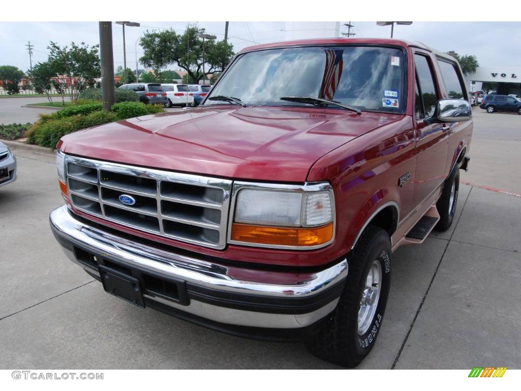1995 Electric Current Red Pearl Ford Bronco Eddie Bauer 4x4 9229431