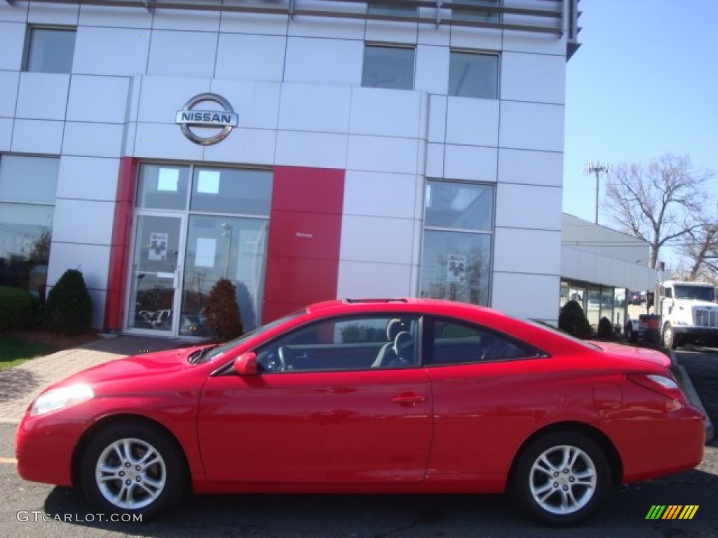 Absolutely Red 2007 Toyota Solara SLE Coupe Exterior Photo #92582147