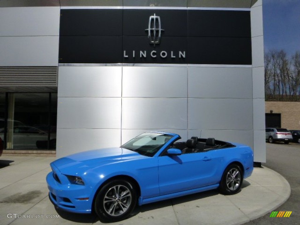 Grabber Blue Ford Mustang