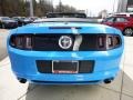2014 Grabber Blue Ford Mustang V6 Premium Convertible  photo #4