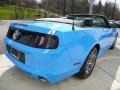 2014 Grabber Blue Ford Mustang V6 Premium Convertible  photo #5