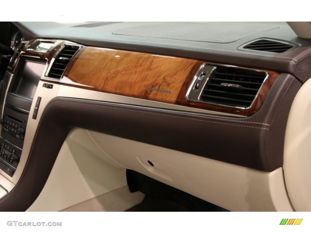 2011 Cadillac Escalade Platinum AWD Cocoa/Light Linen Tehama Leather Dashboard Photo #92582261