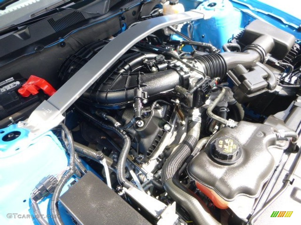 2014 Ford Mustang V6 Premium Convertible 3.7 Liter DOHC 24-Valve Ti-VCT V6 Engine Photo #92582513
