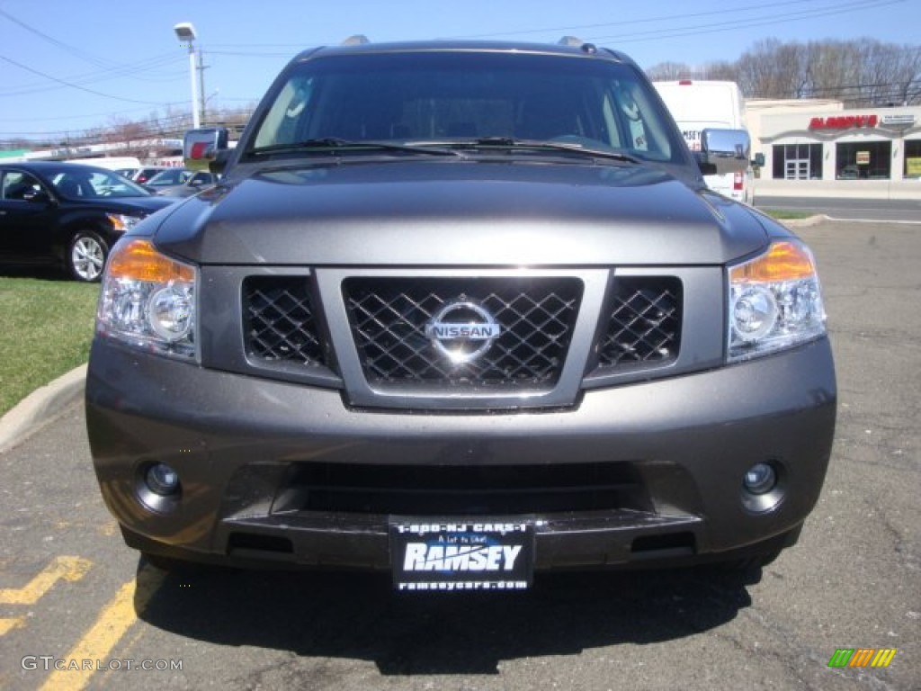 2011 Armada SV 4WD - Smoke Gray / Charcoal photo #2