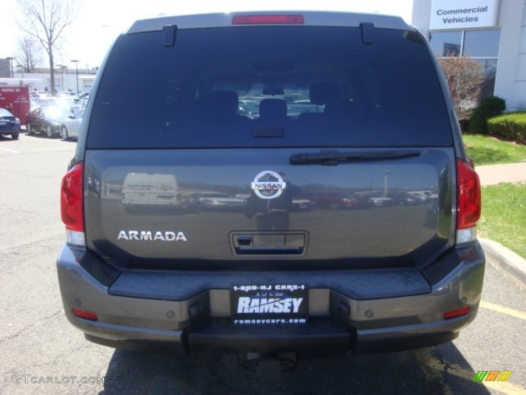 2011 Armada SV 4WD - Smoke Gray / Charcoal photo #6