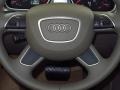 2014 Audi Q7 Cardamom Beige Interior Steering Wheel Photo