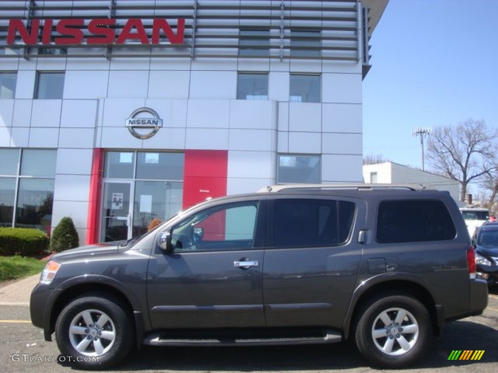 2011 Armada SV 4WD - Smoke Gray / Charcoal photo #8