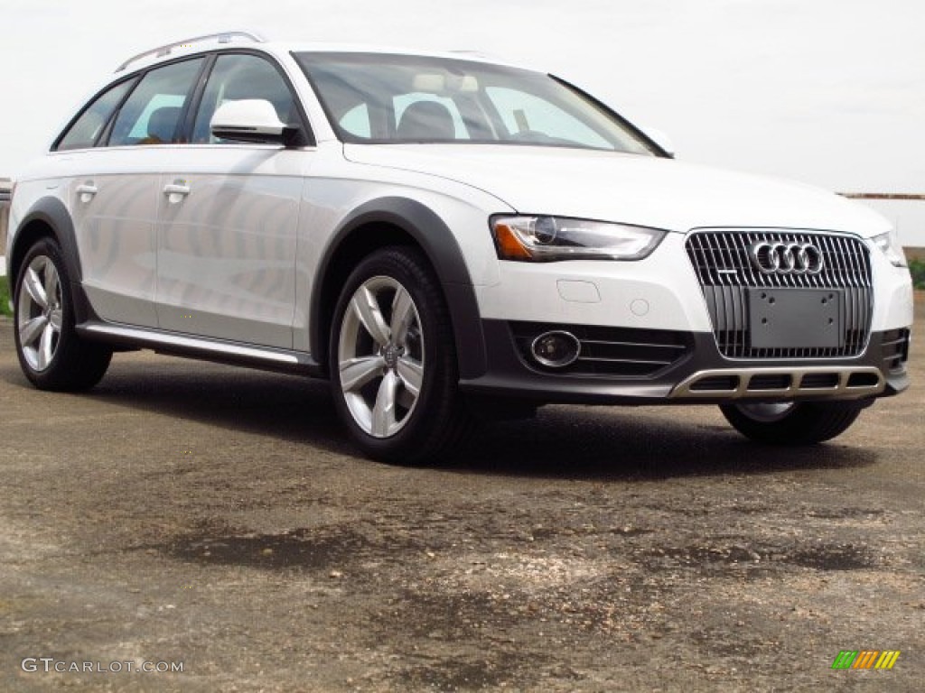 2014 allroad Premium plus quattro - Glacier White Metallic / Velvet Beige photo #1